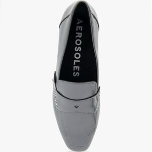 Aerosoles Women’s Praia Loafers – Size 8.5 NWOT Shiny Grey